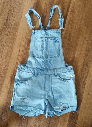 Riflové šortky na traky h&m, h&m,m