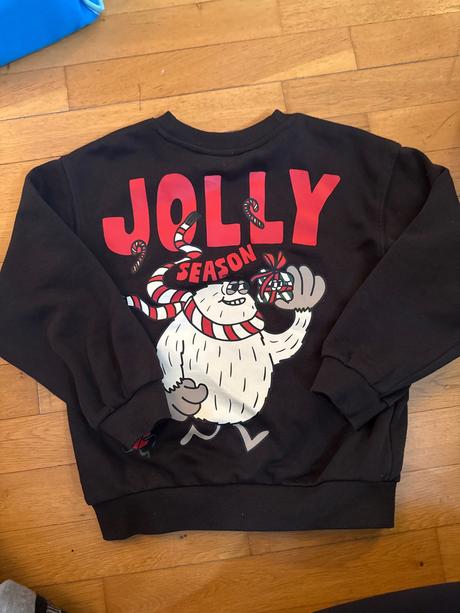 Vianocna mikina, h&m,128