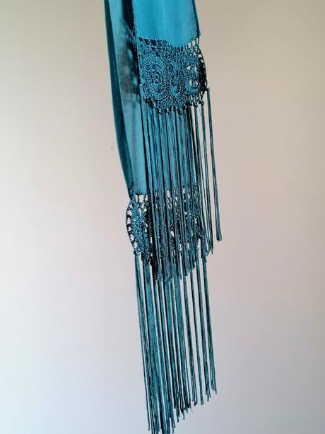 Gerry weber - smaragdovo zelený šálik, gerry weber,xl