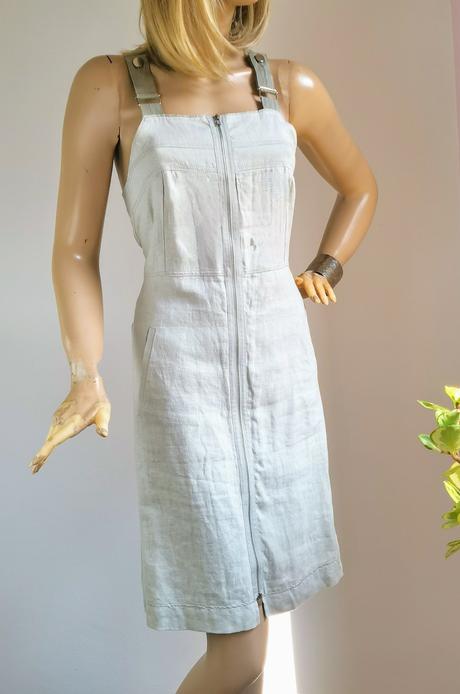 Sarah - ľanové šaty, s