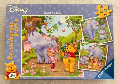 Ravensburger puzzle macko pu 3x49,