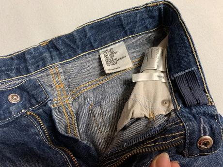 Riflové šortky, h&m,128