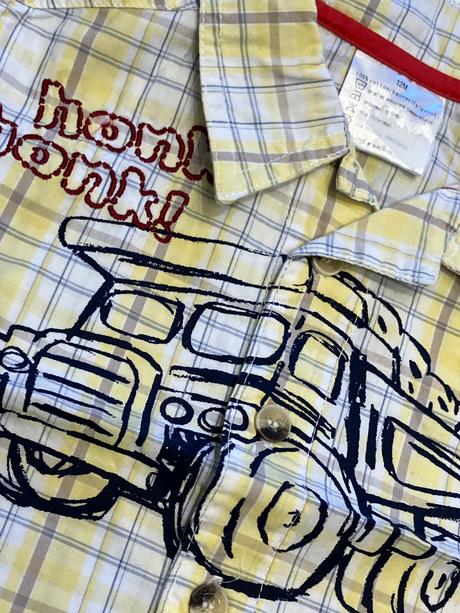 Chlapčenská kockovaná koseľa (86), 86