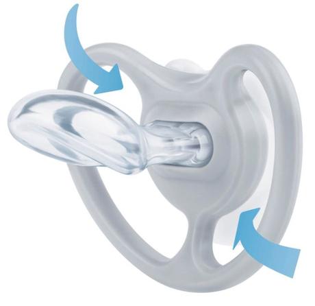 Nuk silikónový cumlík space frog 0-6m, 2ks, nuk