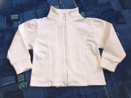 Slávnostná biela mikinka 74/80, early days,74