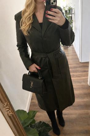 Kabát z pravej kože hennes, m