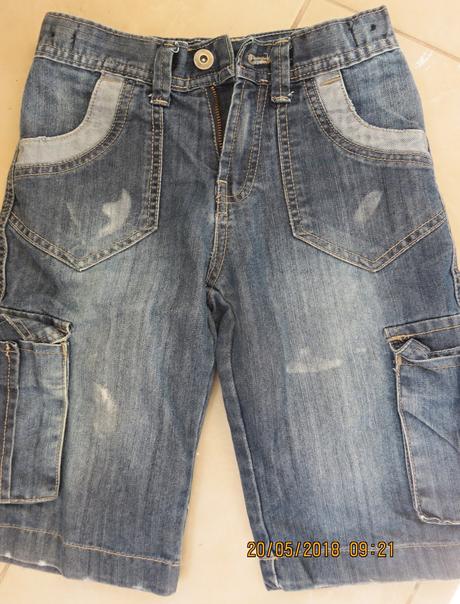 Super riflove kraťasky, denim,122