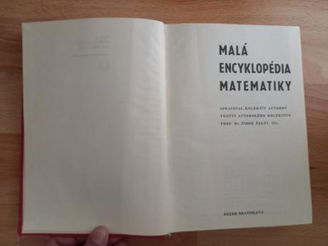Malá encyklopédia matematiky, 