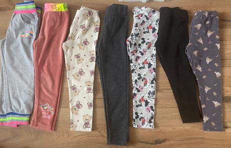 Balicek zateplenych legin a teplakov, h&m,104