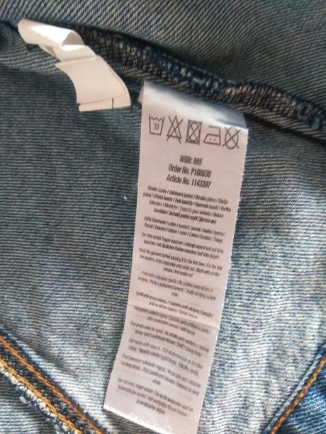 Jeansová bunda/kabátik, 128