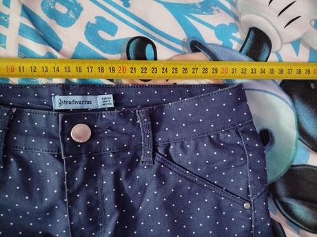 Elastické bodkované rifle, xs