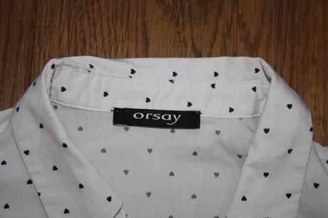 Biela bodkovaná blúzka, orsay,34