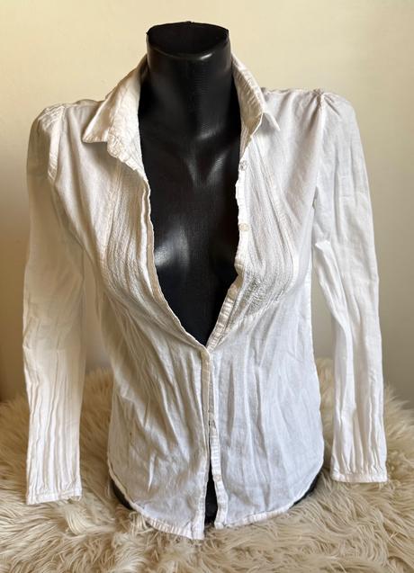 Dievčenská košela 134/140 biela, terranova,134