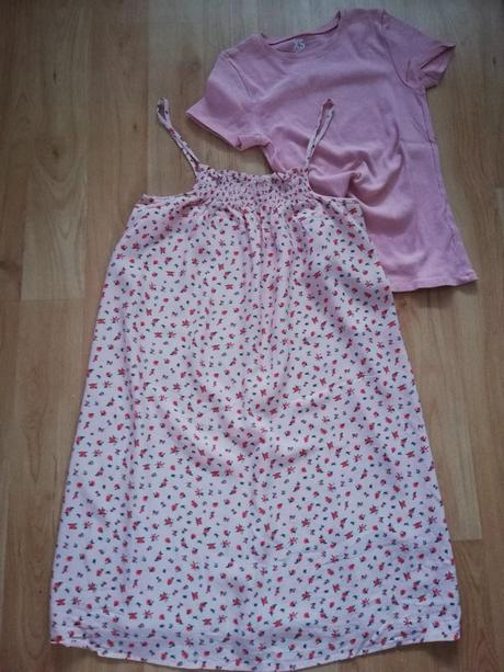 Letné šaty zara s tričkom, zara,152