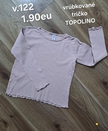 Vrúbkované tričko topolino, topolino,122