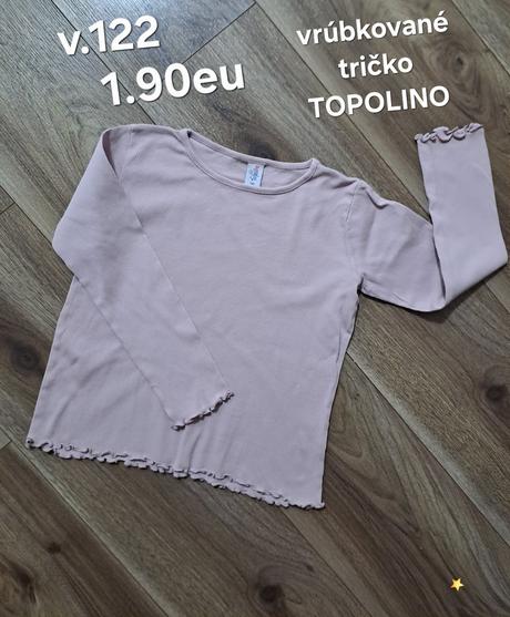 Vrúbkované tričko topolino, topolino,122