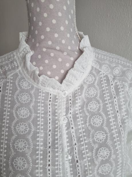 Biela madeirová blúzka m, m