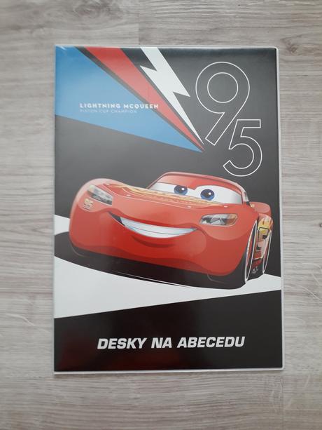 Dosky na abecedu, dosky na čísla autá cars - spolu,