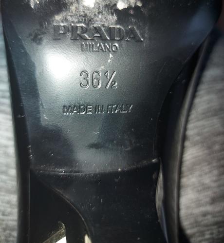 Kožené extravagantné čižmy prada, prada,36