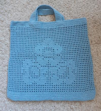 Rucne hackovana eko tasticka handmade,