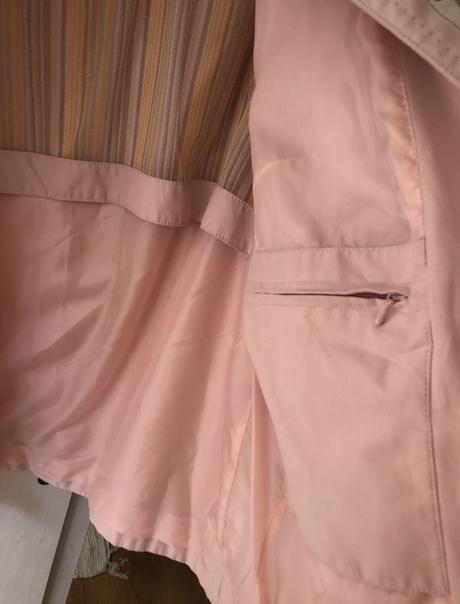 Ružová jarná bunda/ bledoružová ľahká bunda, 4xl