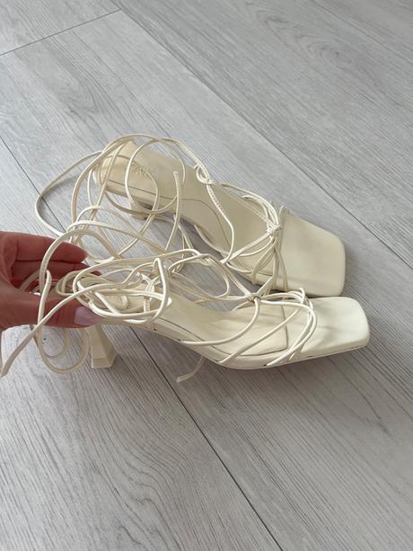 Zara kožené sandále, zara,38