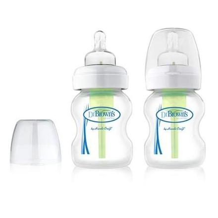 Dr. browns dojčenská fľaša so širokým hrdlom 2x150, 