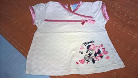 Srdiečkové minnie tričko, disney,74