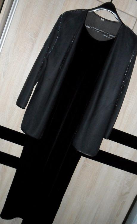 Čierne elegantné šatičky + bolero, l