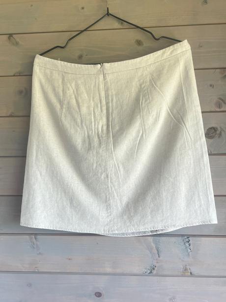 Štýlová ľanová sukňa, esprit,38