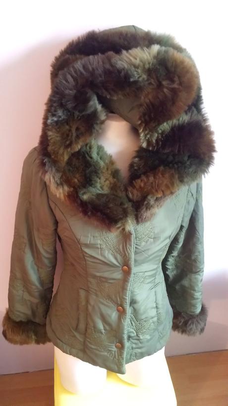 Kožušinovy kabátik, esoline,m