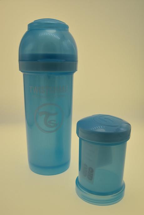 Set kojenecká fľaša twistshake modrá, twistshake