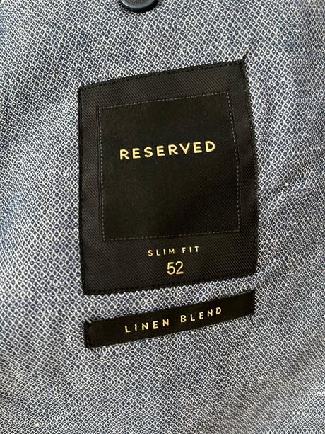 Pánske ľanové sako, reserved,52