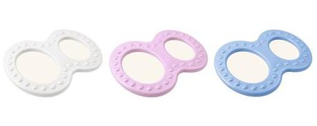 Nuk hryzátko "8" rôzne farby 2 ks,