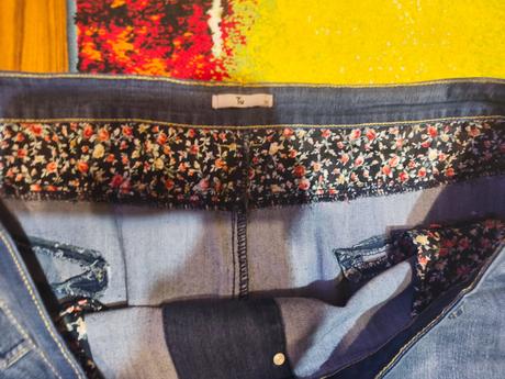 Riflová sukňa, tu,50