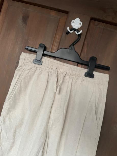Ľanové nohavice h&m 158, h&m,158