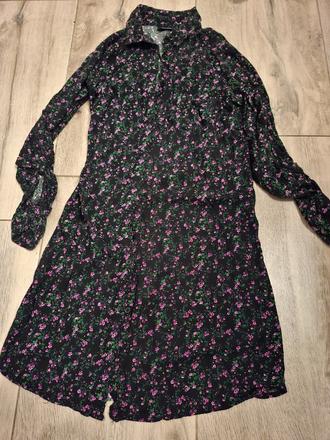 Koselove saty s kvetinovym vzorom, s