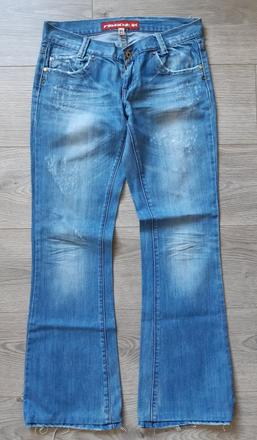 Dámske rifle, veľkosť m, fishbone,m