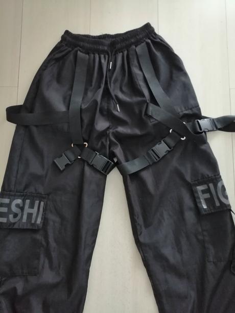 Nohavice dámske športové atypicke s trakmi xl, xl