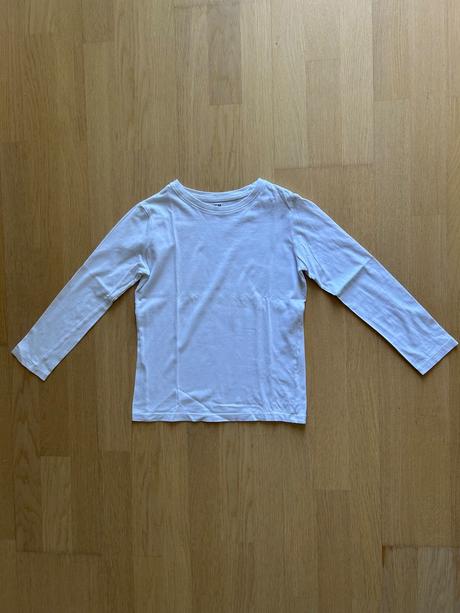 Čisto biele tričko, h&m,122