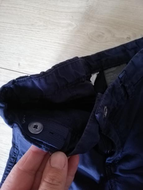 Tmavomodré letné nohavice, h&m,116