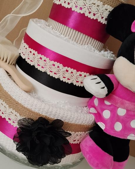 Plienková torta myška - princezná,