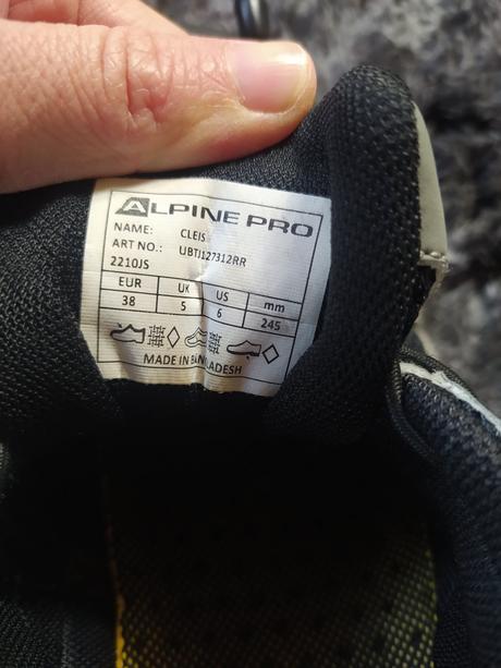 Trekove tenisky, alpine pro,38