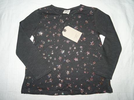 Tričko s trblietkami, zara,110