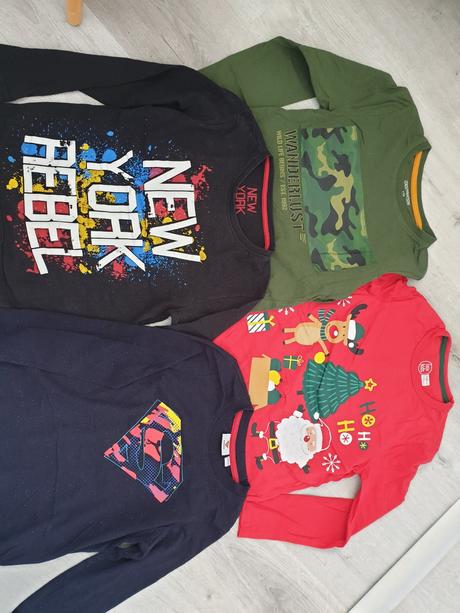 Tričká dlhý rukav, 128