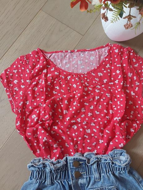 Bavlnené kvetovane tričko- super stav, s