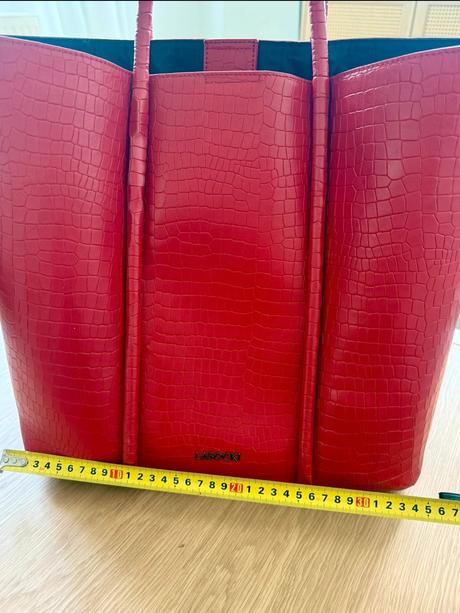 Kabelka lasocki prava koža ako nová, lasocki