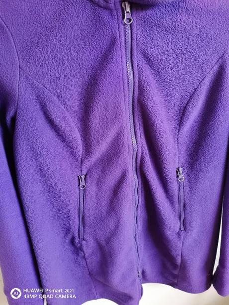 Dlhá tehotenská flisova mikina s golierom, bonprix,m