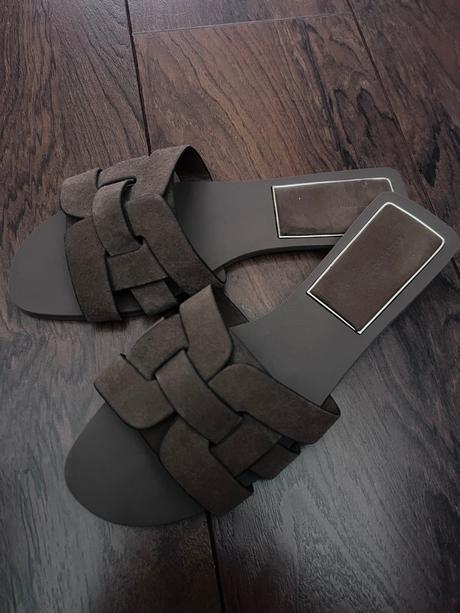 Hnedé šľapky reserved 40, reserved,41