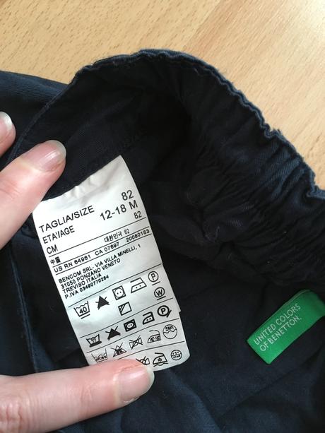 Tmavomodra sukna - benetton, benetton,86